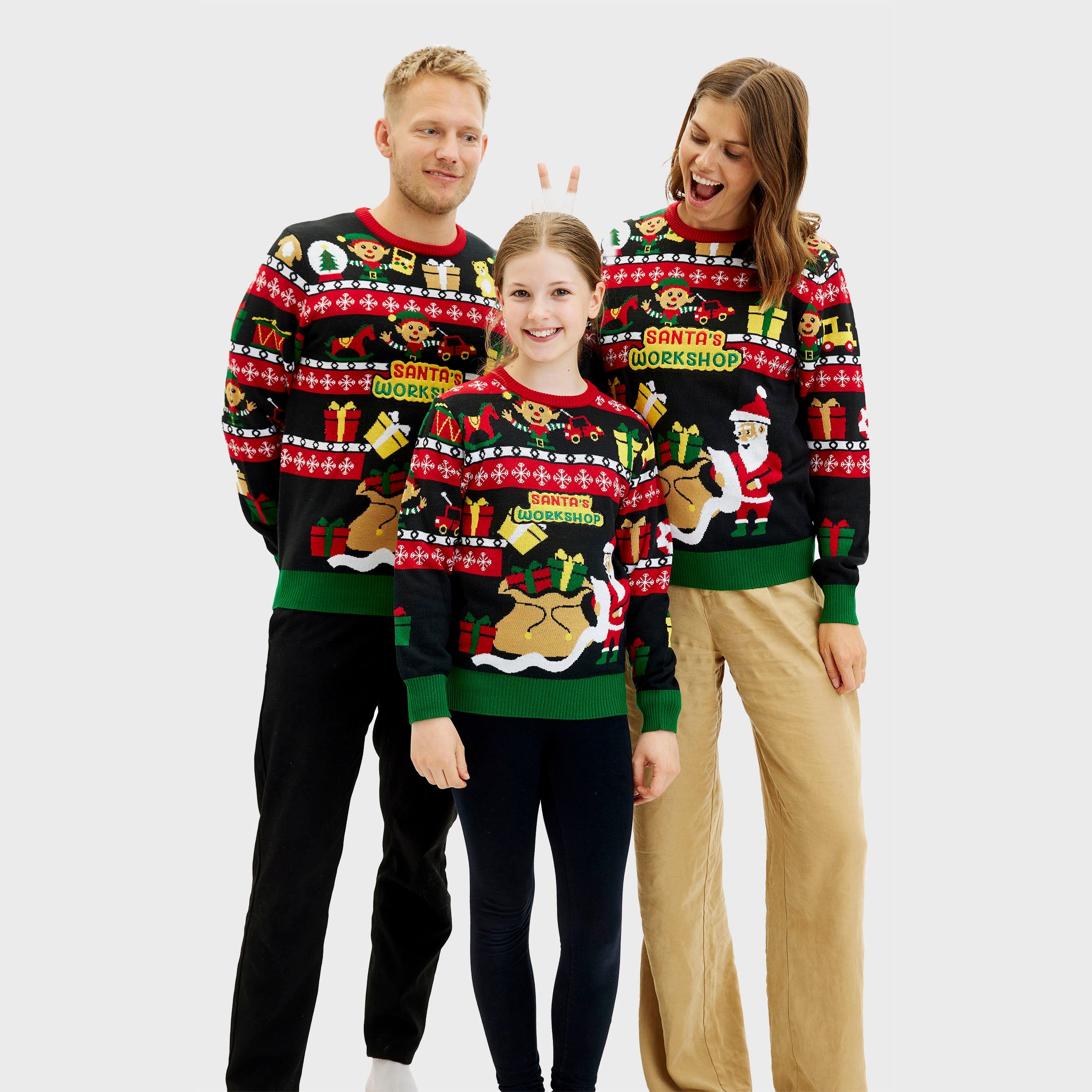 Santa's Workshop christmas sweater - child.